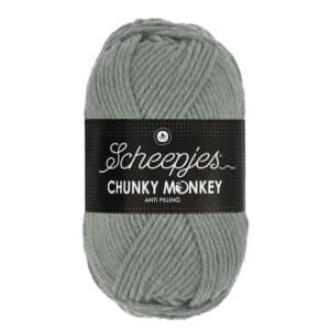 Scheepjes Chunky Monkey 100 gram kleur 1099 Mid Grey