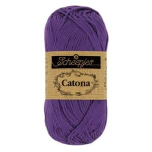 Scheepjes Catona 10 gram (kleine bolletjes) kleur 521 Deep Violet