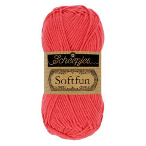 Scheepjes Softfun 50 gram kleur 2607 Coral