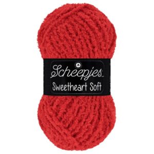 Scheepjes Sweetheart Soft 100g kleur 011 Rood