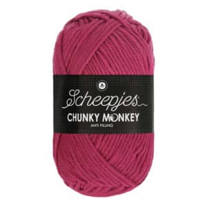 Scheepjes Chunky Monkey 100 gram kleur 1827 Deep Fuchsia