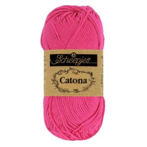 Scheepjes Catona 50 gram kleur 114 Shocking Pink