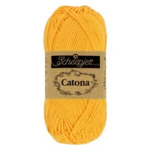 Scheepjes Catona 50 gram kleur 208 Yellow Gold