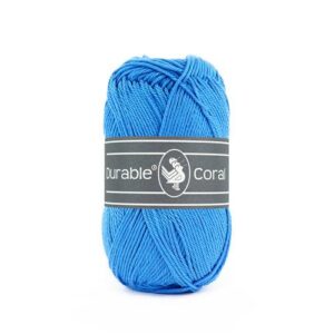 Durable Coral brei- en haakgaren – 100% gemerceriseerd katoen – 50g / 125m kleur 295 Ocean
