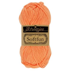 Scheepjes Softfun 50 gram kleur 2652 Cantaloupe
