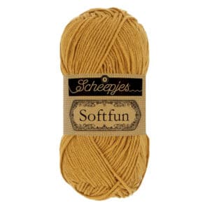 Scheepjes Softfun 50 gram kleur 2621 Mustard
