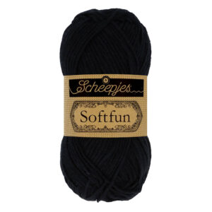 Scheepjes Softfun 50 gram kleur 2408 Black