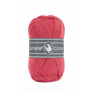 Durable Coral brei- en haakgaren – 100% gemerceriseerd katoen – 50g / 125m kleur 221 Holly Berry