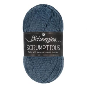 Scheepjes Scrumptious 100gram kleur 378 Coconut Blueberry Muffins