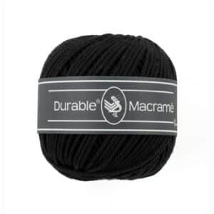 Durable Macramé kleur 325 Black