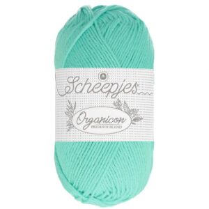 Scheepjes Organicon 50 gram kleur 215 Bright Ocean