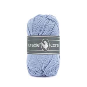 Durable Coral brei- en haakgaren – 100% gemerceriseerd katoen – 50g / 125m kleur 319 Blue