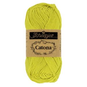 Scheepjes Catona 50 gram kleur 245 Green Yellow