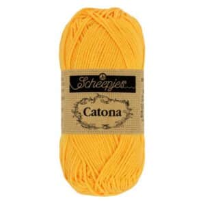 Scheepjes Catona 25 gram kleur 208 Yellow Gold