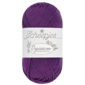 Scheepjes Organicon 50 gram kleur 257 Perfect Plum