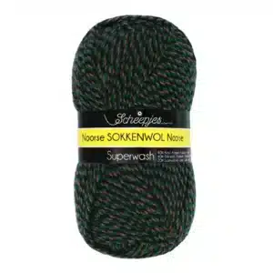 Scheepjes Noorse Wol Markoma kleur 6847 - Bruin, Groen, Zwart