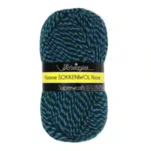 Scheepjes Noorse Wol Markoma kleur 6852 - Blauw, Groen, Zwart