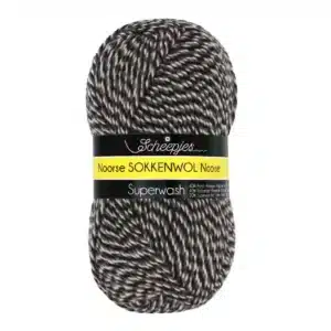 Scheepjes Noorse Wol Markoma kleur 6854 - Beige, Bruin, Zwart
