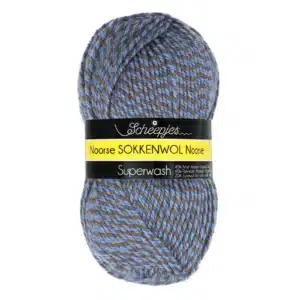 Scheepjes Noorse Wol Markoma kleur 6855 - Blauw, Bruin, Grijs