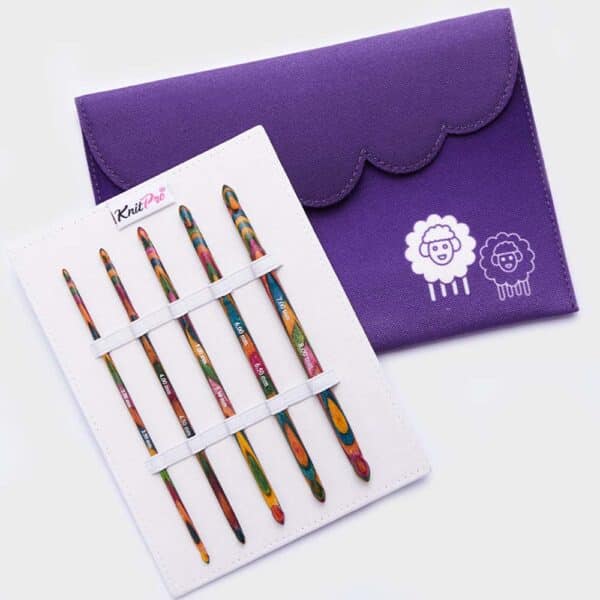 KnitPro Symfonie Dubbele haaknaalden set 15cm 3.00mm – 8.00 mm