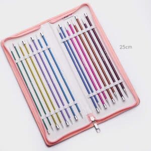 KnitPro Zing breinaalden set 25cm 2.50mm - 6.00mm Deluxe