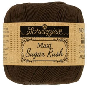 Scheepjes Maxi Sugar Rush 50gr kleur 162 Black Coffee