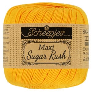 Scheepjes Maxi Sugar Rush 50gr kleur 208 Yellow Gold