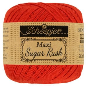 Scheepjes Maxi Sugar Rush 50gr kleur 390 Poppy Rose