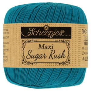 Scheepjes Maxi Sugar Rush 50gr kleur 400 Petrol Blue