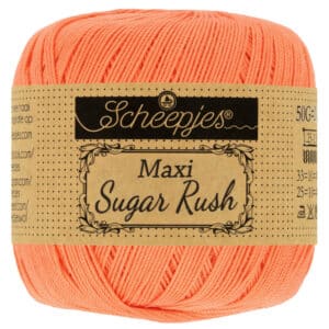 Scheepjes Maxi Sugar Rush 50gr kleur 410 Rich Coral