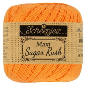 Scheepjes Maxi Sugar Rush 50gr kleur 411 Sweet Orange