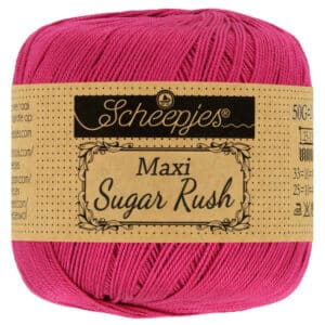 Scheepjes Maxi Sugar Rush 50gr kleur 413 Cherry