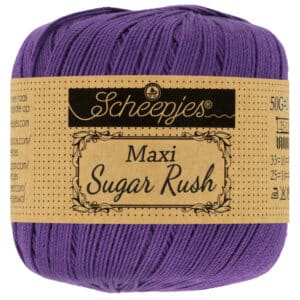 Scheepjes Maxi Sugar Rush 50gr kleur 521 Deep Violet