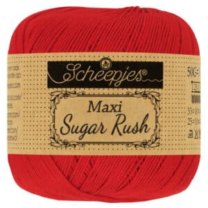Scheepjes Maxi Sugar Rush 50gr kleur 722 Red