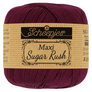Scheepjes Maxi Sugar Rush 50gr kleur 750 Bordeau