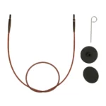 KnitPro Kabel bruin 40cm - 150cm