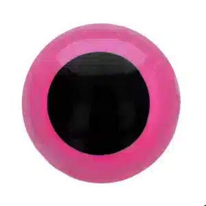 Dierenogen 1 paar - Veiligheidsogen 6mm Roze